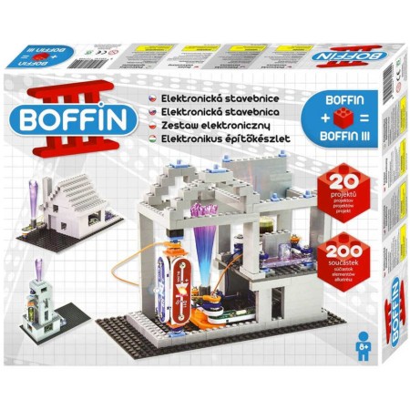 BOFFIN III. BRICKS Elektronická stavebnice 20 projektů 200 součástek na baterie