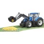 BRUDER 03121 Traktor New Holland T7.315 s čelním nakladačem 1:16 plast