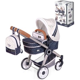DECUEVAS Kočárek TOP Collection 2020 skládací 3v1 s batůžkem pro panenku