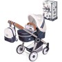 DECUEVAS Kočárek TOP Collection 2020 skládací 3v1 s batůžkem pro panenku
