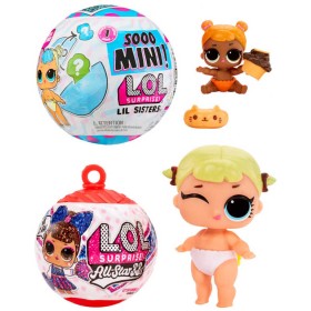 L.O.L. Surprise! Panenka Sooo Mini! sestřička s drdůlky s překvapením 12 druhů v kouli