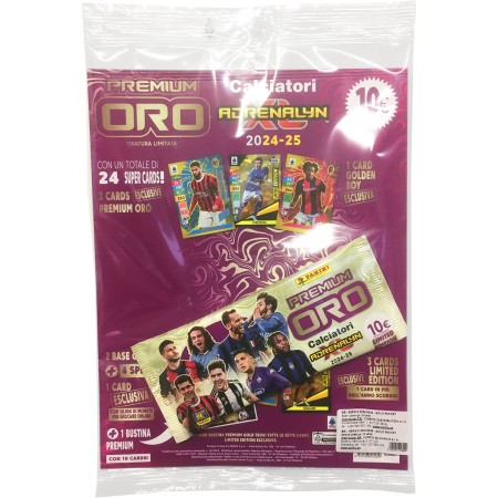 PANINI FIFA 365 24/25 Série A Sběratelské karty Adrenalyn XL Premium booster