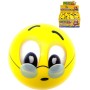 Míček soft s potiskem smajlík 6cm balonek pěnový různé druhy