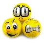 Míček soft s potiskem smajlík 6cm balonek pěnový různé druhy