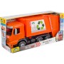 LENA Auto Mercedes Arocs popelářské 54cm set s popelnicí a kontejnerem v krabici