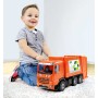 LENA Auto Mercedes Arocs popelářské 54cm set s popelnicí a kontejnerem v krabici