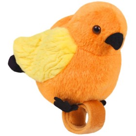 STEPPOS Ptáček opakující a zpívající na ruku REC na baterie Zvuk PLYŠ