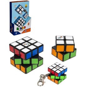 SPINMASTER Hra kostka Rubikova set 3ks s přívěskem originální hlavolam