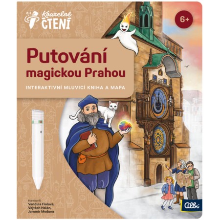 ALBI Kouzelné čtení Kniha interaktivní Putování magickou Prahou