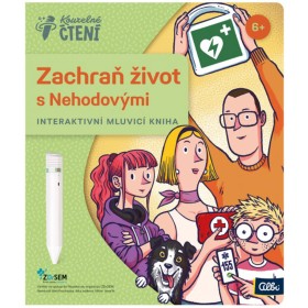 ALBI Kouzelné čtení Kniha interaktivní Zachraň život s Nehodovými