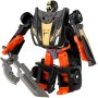 Transformer auto/robot 14cm transrobot bojový Černý s přeměnou 2v1