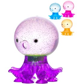 Chobotnice strečová zvířátko antistresové s přísavkami 4 barvy