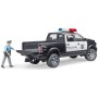 BRUDER 02505 Auto policie Dodge RAM 2500 s figurkou na baterie Světlo Zvuk
