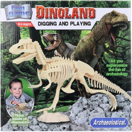 Tesání dino vykopávky T-Rex malý archeolog vědecký set s nástroji