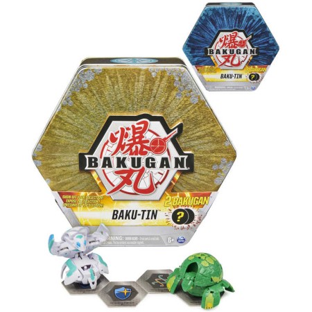 SPIN MASTER Plechový box s exkluzivním Bakuganem s3 s doplňky 2 druhy