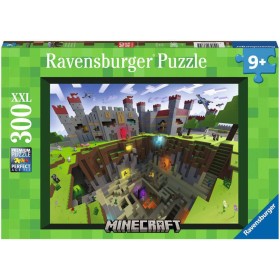 RAVENSBURGER Puzzle XXL Minecraft Cutaway 300 dílků 49x36cm
