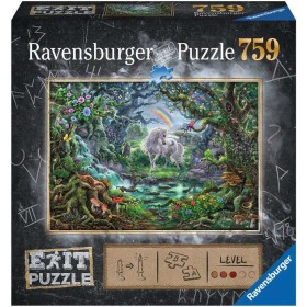 RAVENSBURGER Hra puzzle únikové Jednorožec 759 dílků 70x50cm skládačka 2v1
