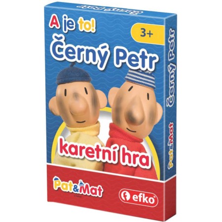 EFKO Hra karetní Černý Petr Pat a Mat *SPOLEČENSKÉ HRY*