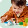LEGO DUPLO Rodinky divokých zvířat: Tučňáci a lvi 10442 STAVEBNICE