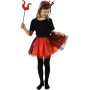 KARNEVAL Šaty Čertice tutu sukýnka s doplňky 3-7 let (104-146cm) *KOSTÝM*