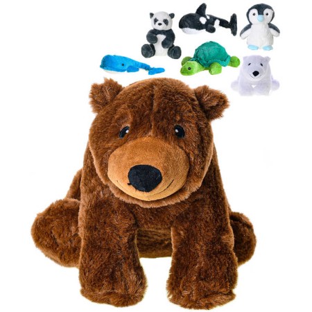 PLYŠ Ecobuddies zvířátko 25cm 7 druhů *PLYŠOVÉ HRAČKY*