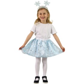 KARNEVAL Šaty zimní víla tutu sukýnka s čelenkou 3-7 let (104-146cm) *KOSTÝM*
