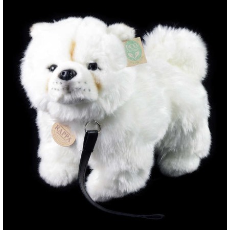 PLYŠ Pes Čau-čau 30cm na vodítku Eco-Friendly *PLYŠOVÉ HRAČKY*