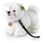 PLYŠ Pes Čau-čau 30cm na vodítku Eco-Friendly *PLYŠOVÉ HRAČKY*