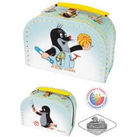 KAZETO Kufr KRTEK (Krteček) a kalhotky mini KUFŘÍK 16 cm