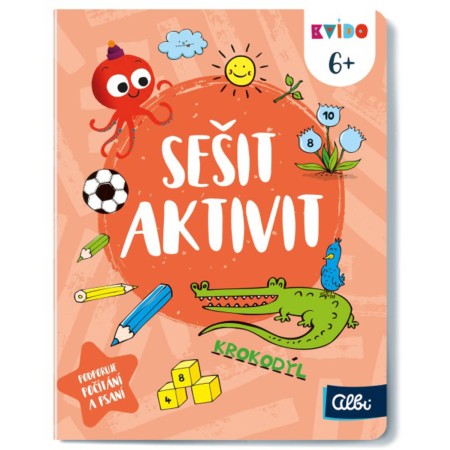ALBI Kvído Sešit plný aktivit interaktivní úkoly pro děti 6+