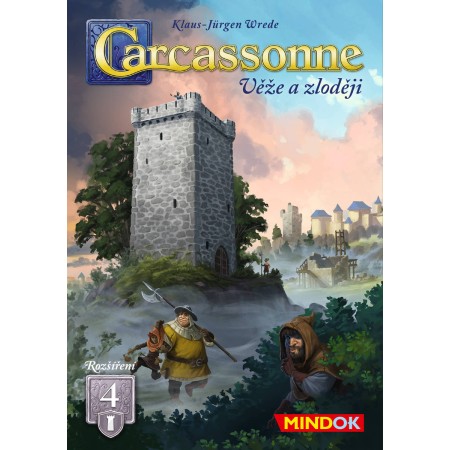 MINDOK HRA Carcassonne: Věže a zloději 4. rozšíření (2025)