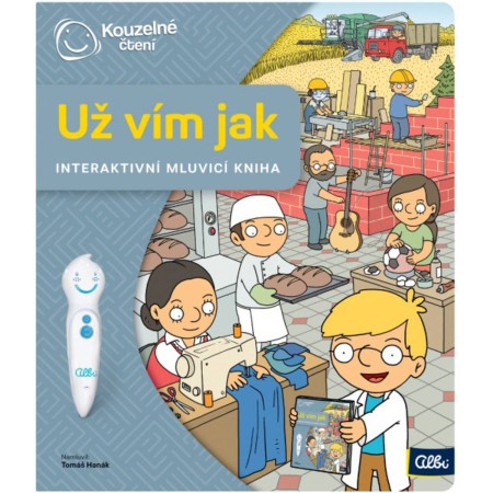 ALBI Kouzelné čtení Kniha interaktivní Už vím jak
