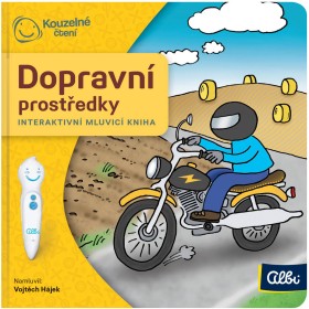 ALBI Kouzelné čtení Kniha interaktivní Dopravní prostředky baby minikniha