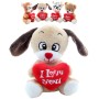 PLYŠ Zvířátko se srdíčkem I Love You 4 druhy *PLYŠOVÉ HRAČKY*