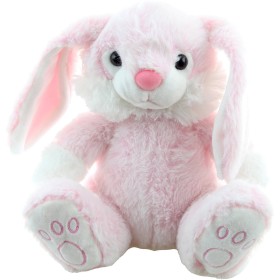 PLYŠ Králík růžový sedící 23cm *PLYŠOVÉ HRAČKY*