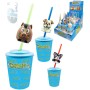 EP line Drinkeez set kelímek + brčko se zvířátkem na baterie Zvuk 8 druhů