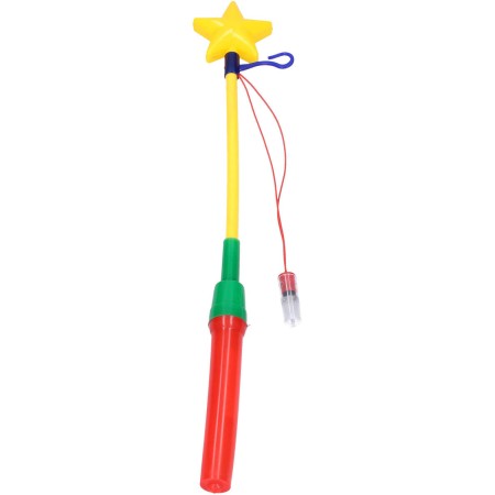 Hůlka barevná držák s hvězdou na lampion na baterie 50cm Světlo
