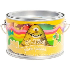 EP Line Ultra písek kinetický magický 200g žlutý set s formičkami v plechovce