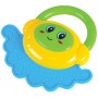 Chrastítko baby chobotnička s úchytem 2 barvy pro miminko plast