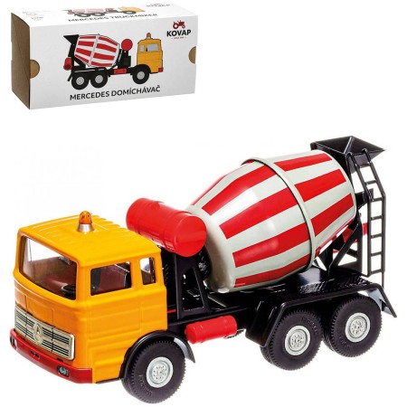 KOVAP Auto Mercedes domíchávač betonu model 1:43 plechový kov 0627