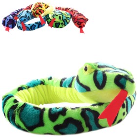 PLYŠ Had barevný cizokrajný 105cm 5 barev *PLYŠOVÉ HRAČKY*