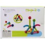Stavebnice magnetická 84 dílků 3D skládačka plast/kov v krabici