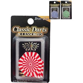 ACRA Náhradní letky k závodním šipkám set 3ks 3 barvy TA31