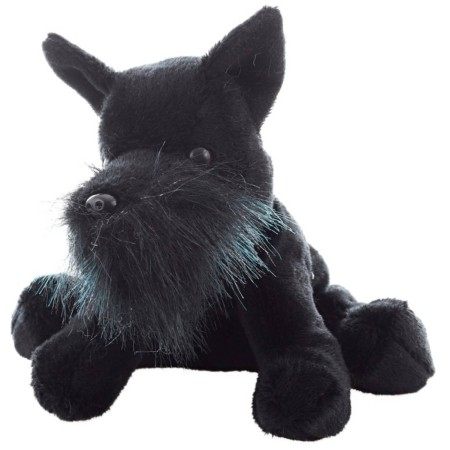 PLYŠ Pes knírač sedící 16cm *PLYŠOVÉ HRAČKY*