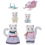 Sylvanian Families Rodina sněžných levhartů set 4 figurky v krabici