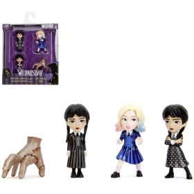 JADA Figurky kovové postavičky 6cm Wednesday set 4ks v krabici