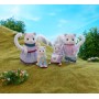 Sylvanian Families Rodina sněžných levhartů set 4 figurky v krabici