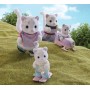 Sylvanian Families Rodina sněžných levhartů set 4 figurky v krabici