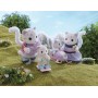Sylvanian Families Rodina sněžných levhartů set 4 figurky v krabici