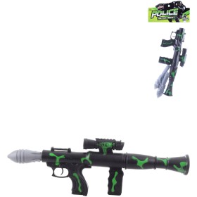 Raketomet dětská zbraň se zaměřovačem set se 3 raketami v sáčku